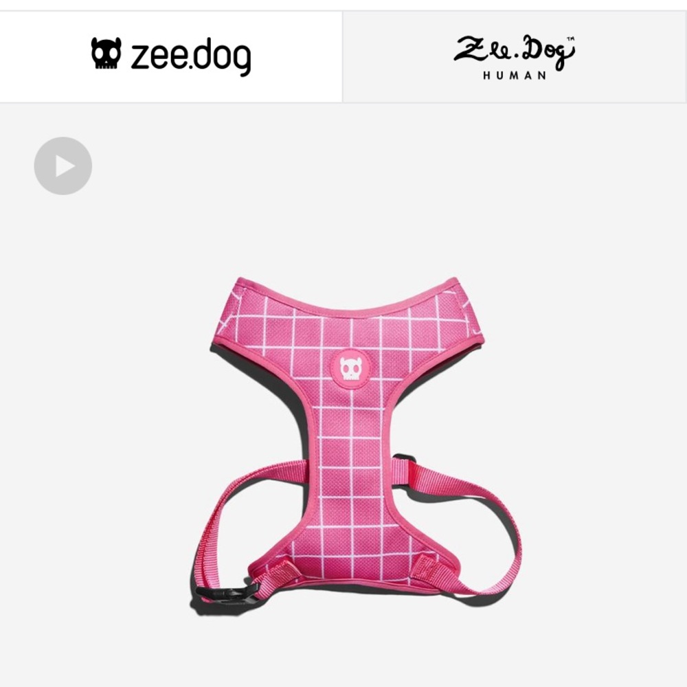 Air Mesh Harness - Zeedog pink wave